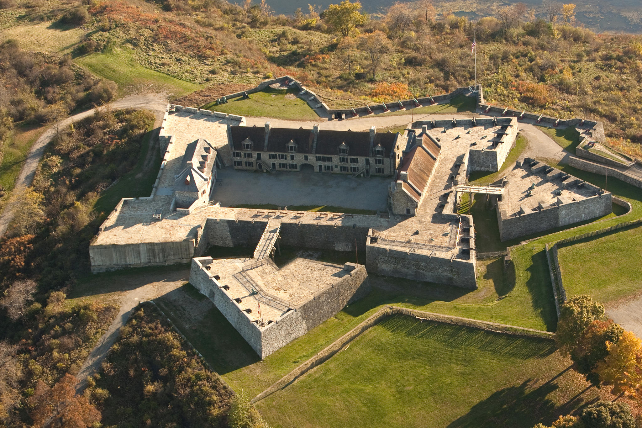 Fort Ti aerial view